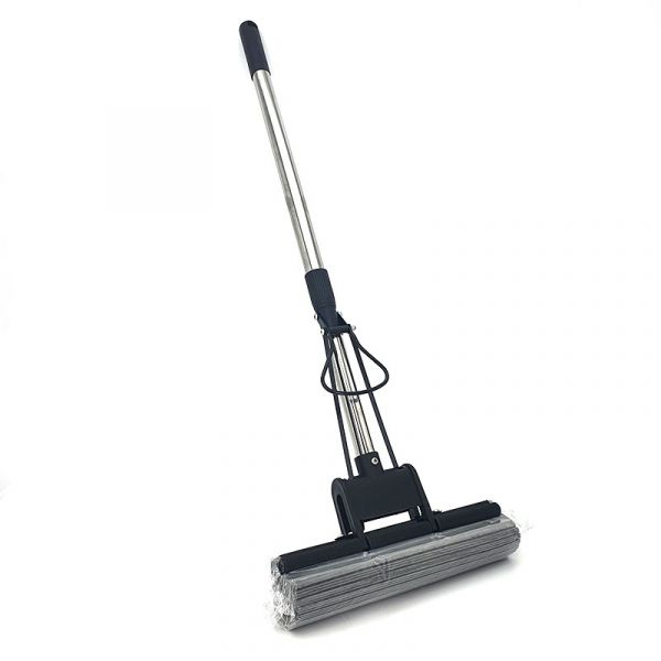 Squeezing mop with a PVA nozzle and a telescope. handle, 1 row of rollers OLS-177-11 Squeezing mop with a PVA nozzle and a telescope. handle, 1 row of rollers OLS-177-11